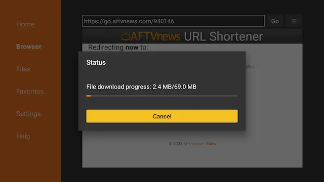 The file will begin to download. IMPLAYER