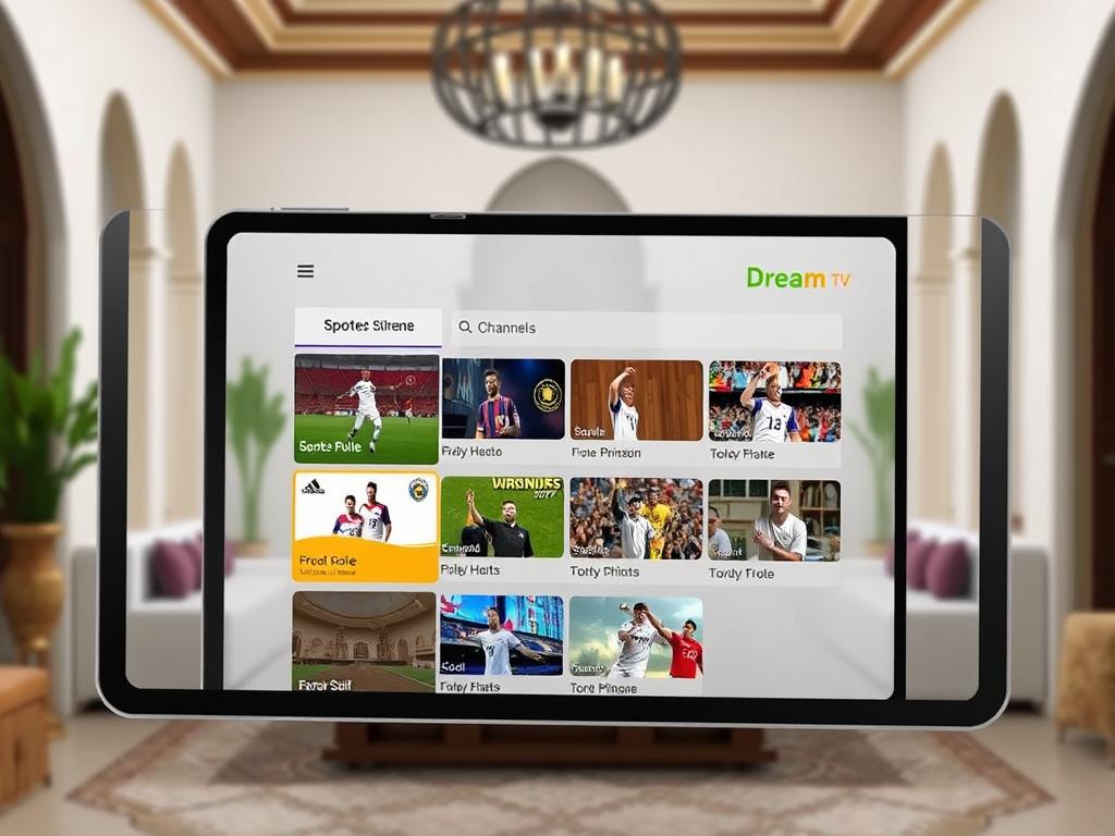 Interface Dream TV IPTV Maroc Abonnement Interface Dream TV IPTV Maroc Abonnement