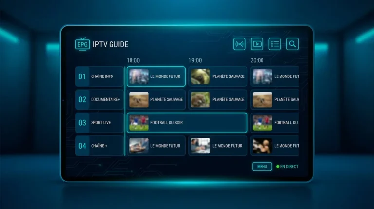 EPG IPTV Guide complet pour configurer votre guide TV IPTV